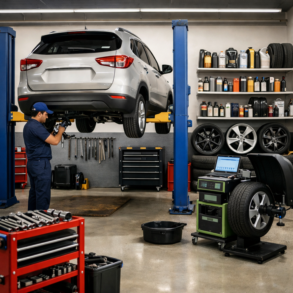 Automobile workshop - Four wheeler