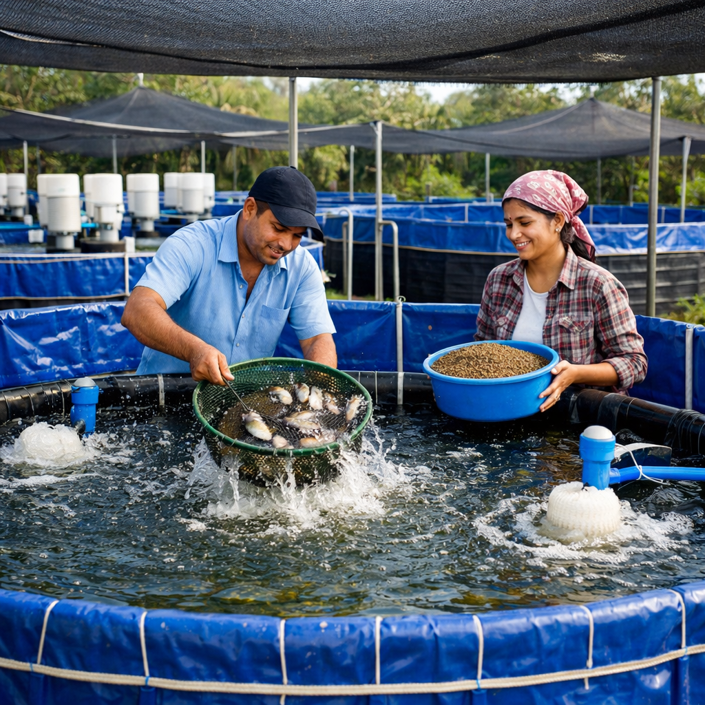 Biofloc Fish farming