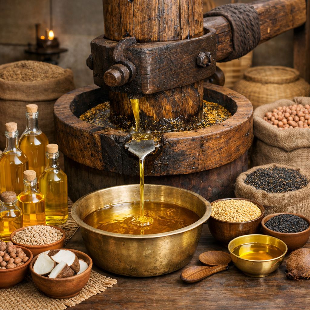 Cold pressed oil- Ghani oil