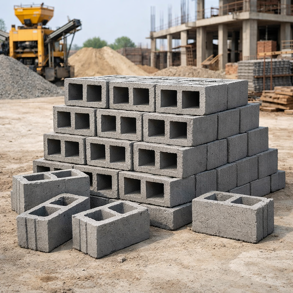 Concrete Bricks -Hollow Bricks