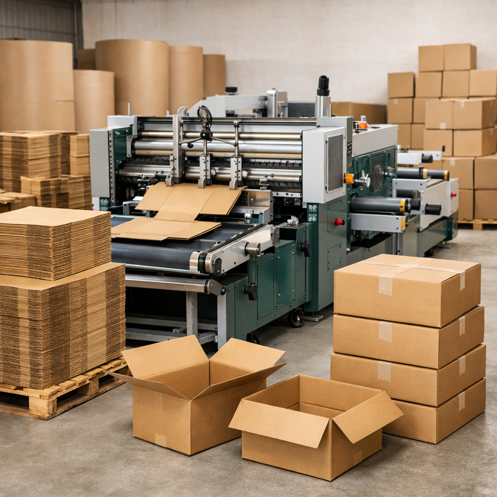 Corrugated box manufacturing
