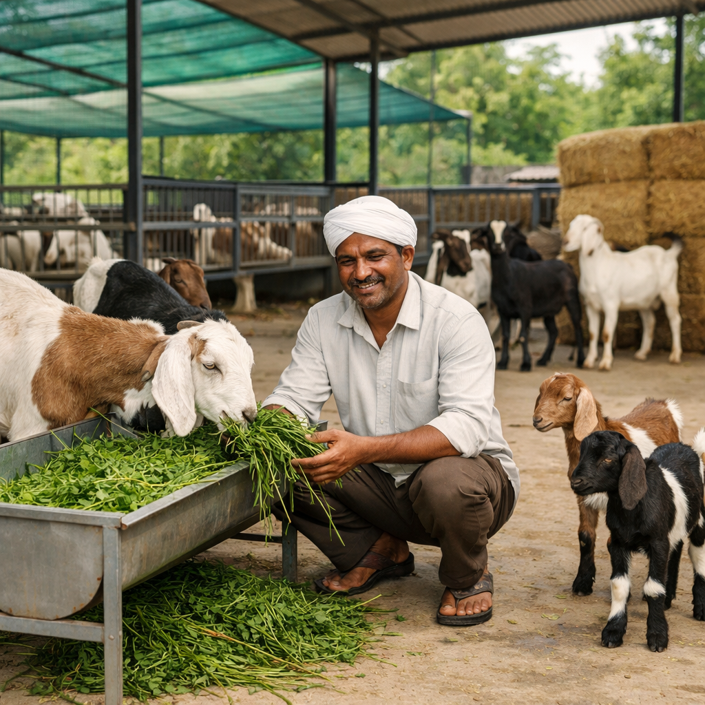 Goat farm