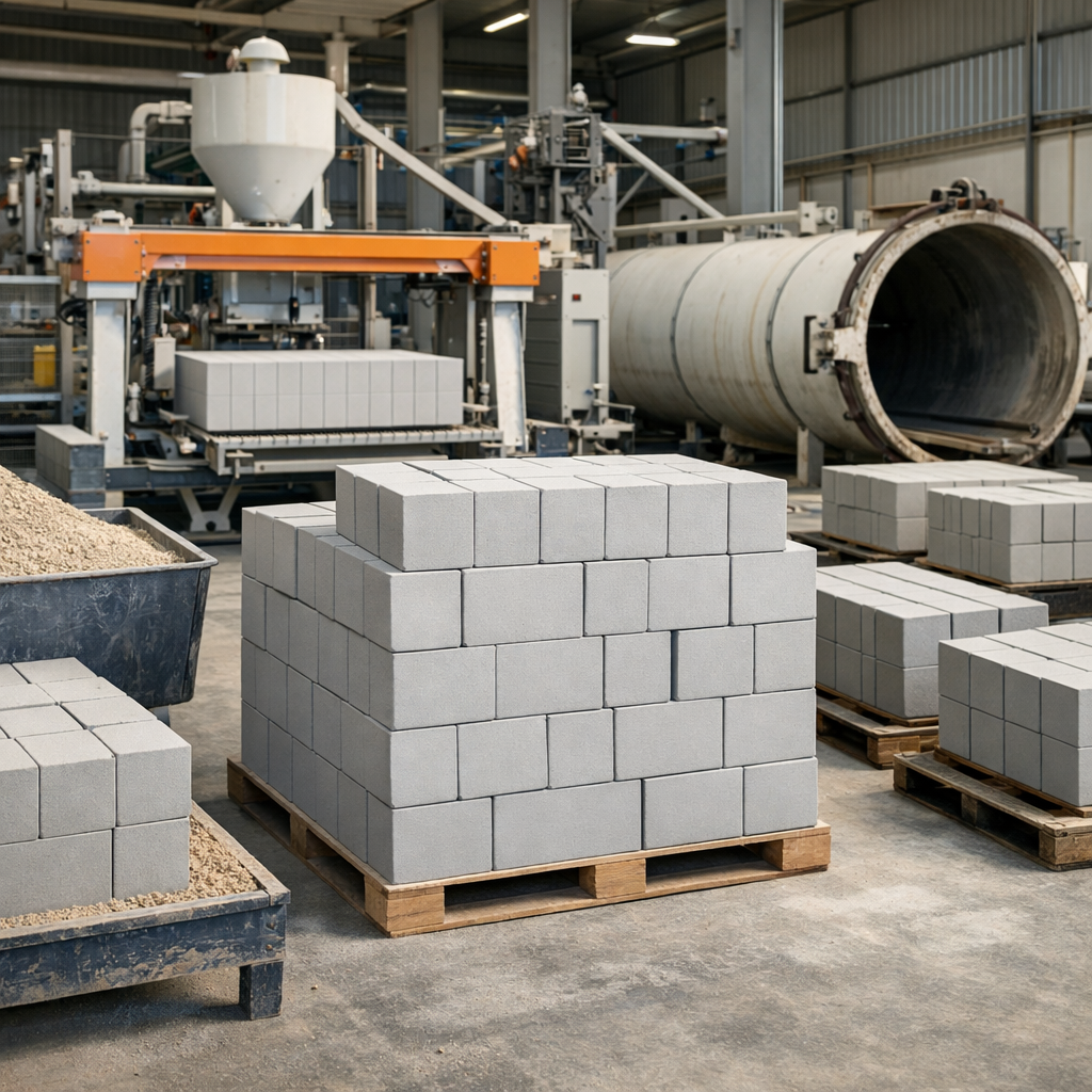 Manufacturing of AAC Blocks