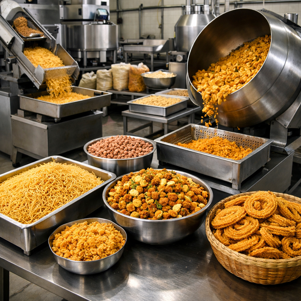 Namkeen - Farsan- manufacturing