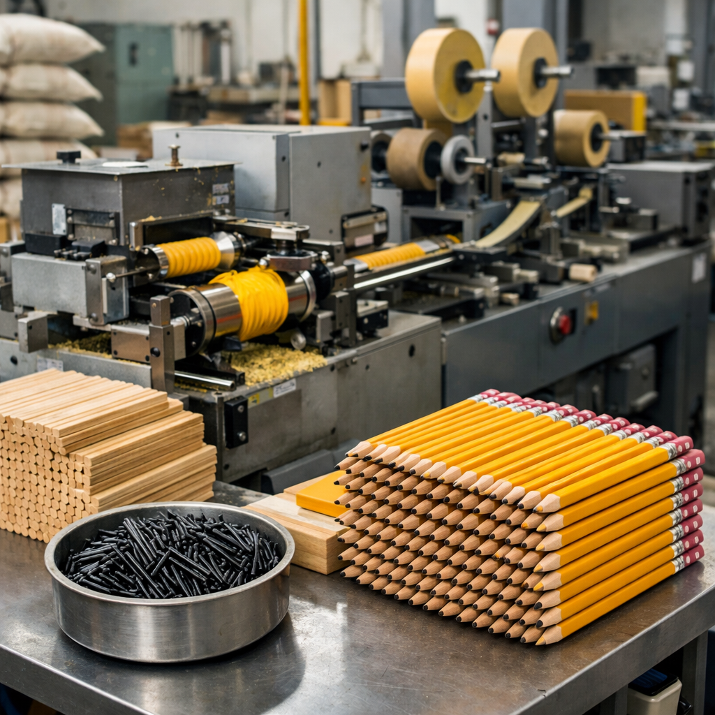 Pencil manufacturing