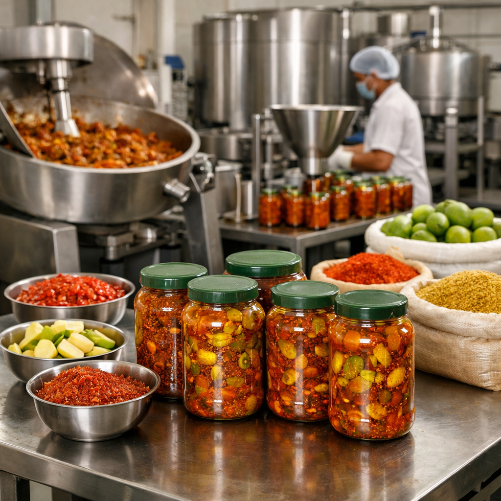 Pickles manufacturing