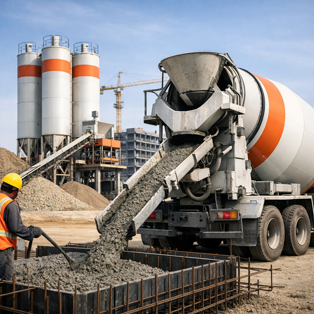 Ready mix concrete