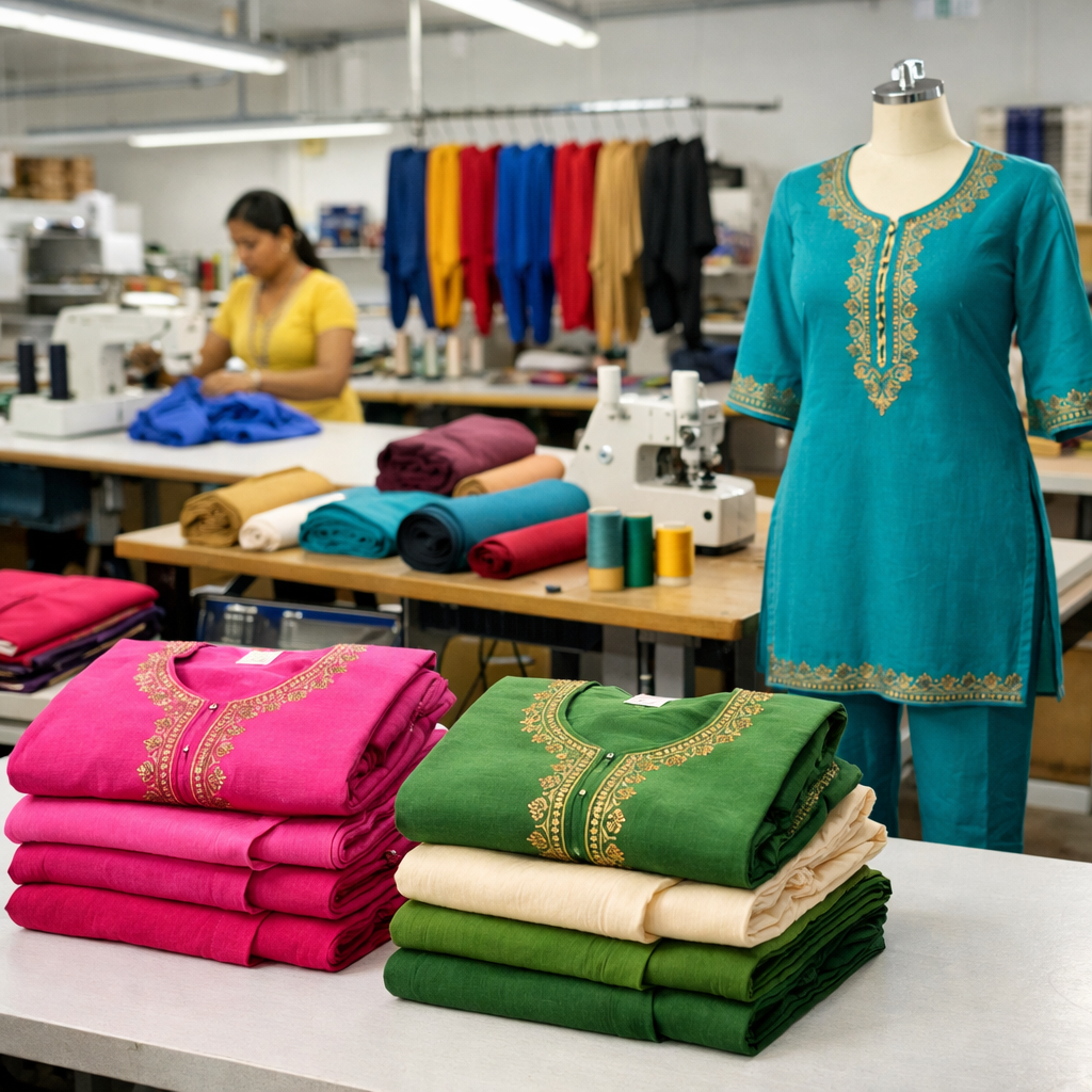 Readymade churidar manufacturing