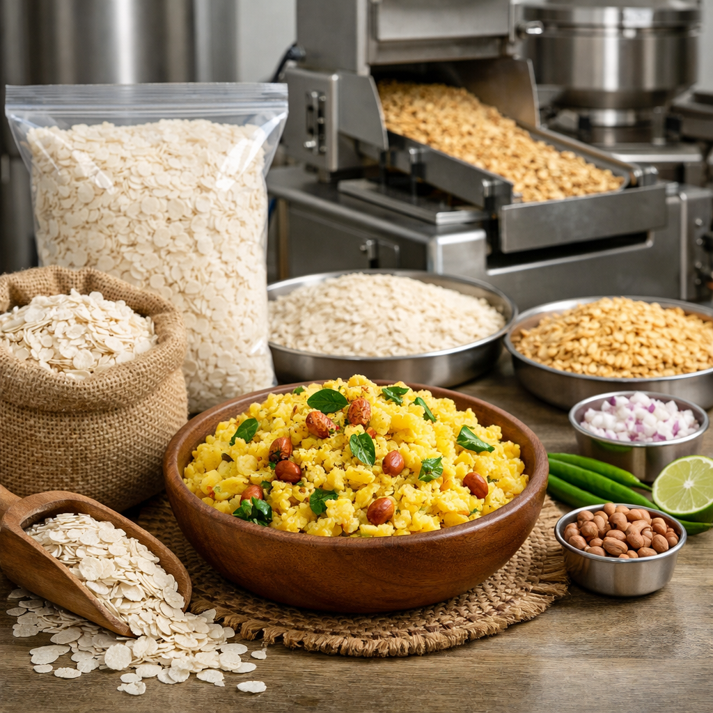 Roasted Rice Flakes - Poha