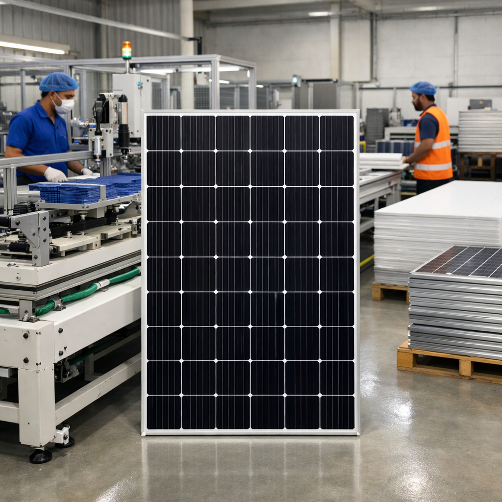 Solar panel manufacturing