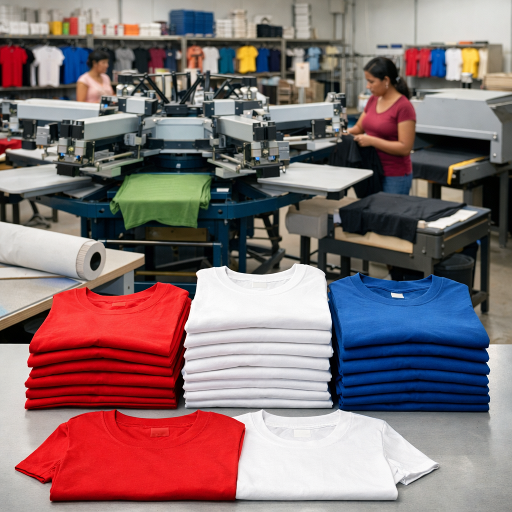 T-shirt manufacturing