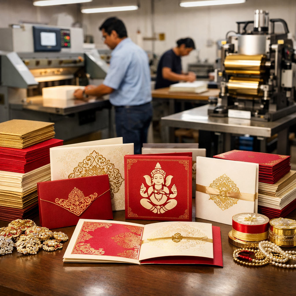 Wedding card manufacturing