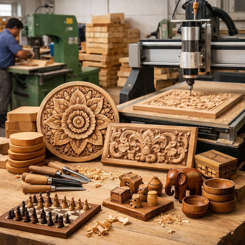 Wood carving / Wood based product manufacturing